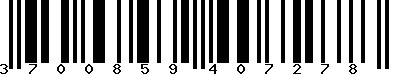EAN-13 : 3700859407278