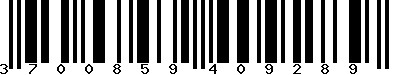 EAN-13 : 3700859409289