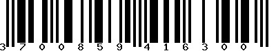 EAN-13 : 3700859416300