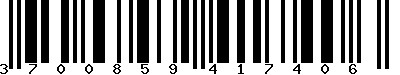 EAN-13 : 3700859417406