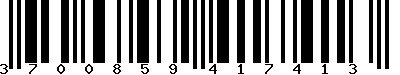 EAN-13 : 3700859417413