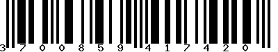 EAN-13 : 3700859417420