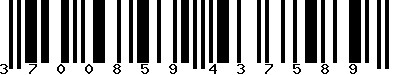 EAN-13 : 3700859437589
