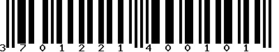 EAN-13 : 3701221400101