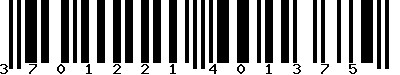 EAN-13 : 3701221401375