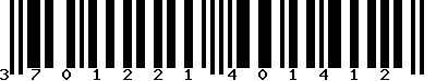 EAN-13 : 3701221401412