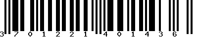 EAN-13 : 3701221401436