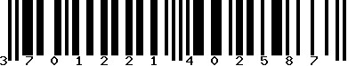 EAN-13 : 3701221402587