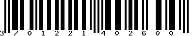 EAN-13 : 3701221402600