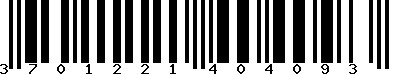 EAN-13 : 3701221404093