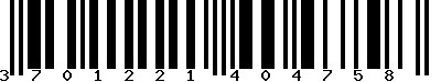 EAN-13 : 3701221404758