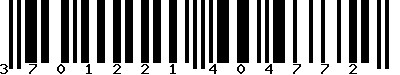 EAN-13 : 3701221404772