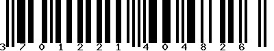 EAN-13 : 3701221404826