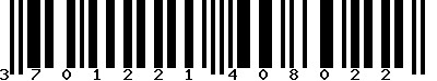 EAN-13 : 3701221408022