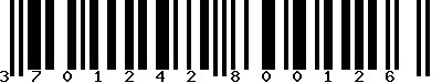 EAN-13 : 3701242800126
