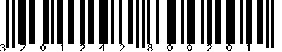 EAN-13 : 3701242800201