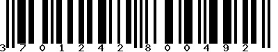 EAN-13 : 3701242800492