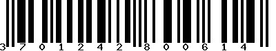 EAN-13 : 3701242800614