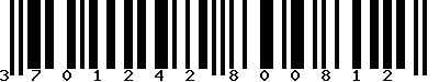 EAN-13 : 3701242800812