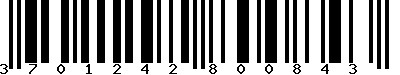EAN-13 : 3701242800843