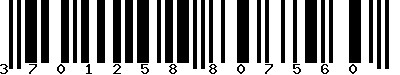 EAN-13 : 3701258807560