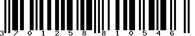 EAN-13 : 3701258810546