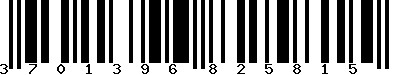 EAN-13 : 3701396825815