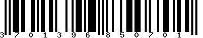 EAN-13 : 3701396850701