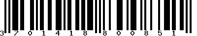 EAN-13 : 3701418800851