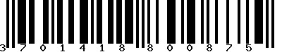 EAN-13 : 3701418800875