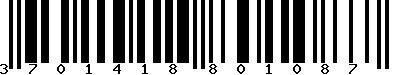EAN-13 : 3701418801087