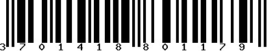 EAN-13 : 3701418801179