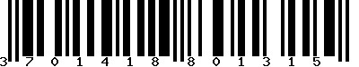 EAN-13 : 3701418801315