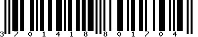 EAN-13 : 3701418801704