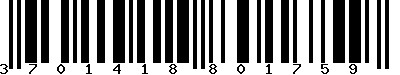 EAN-13 : 3701418801759