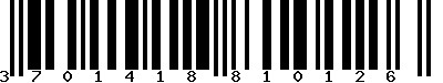 EAN-13 : 3701418810126