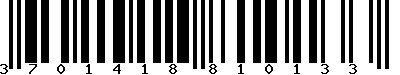 EAN-13 : 3701418810133