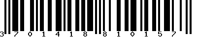 EAN-13 : 3701418810157