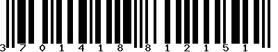 EAN-13 : 3701418812151