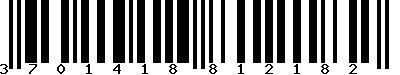 EAN-13 : 3701418812182