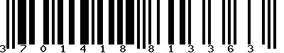 EAN-13 : 3701418813363