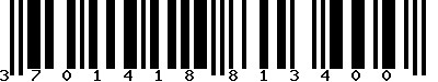 EAN-13 : 3701418813400