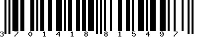 EAN-13 : 3701418815497