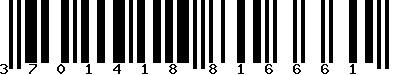 EAN-13 : 3701418816661