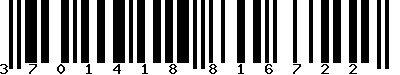 EAN-13 : 3701418816722