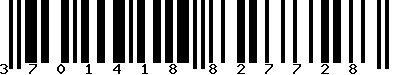 EAN-13 : 3701418827728