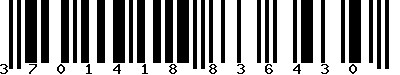 EAN-13 : 3701418836430