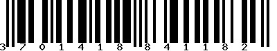 EAN-13 : 3701418841182