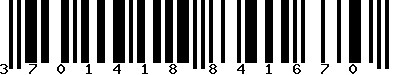 EAN-13 : 3701418841670