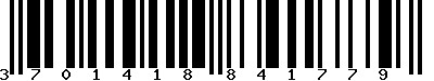 EAN-13 : 3701418841779